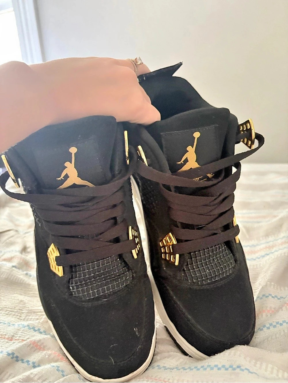 Jordan Air Jordan 4 Retro Royalty Black Sneakers